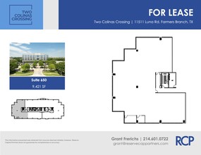 11511 Luna Rd, Dallas, TX en alquiler Plano de la planta- Imagen 1 de 5