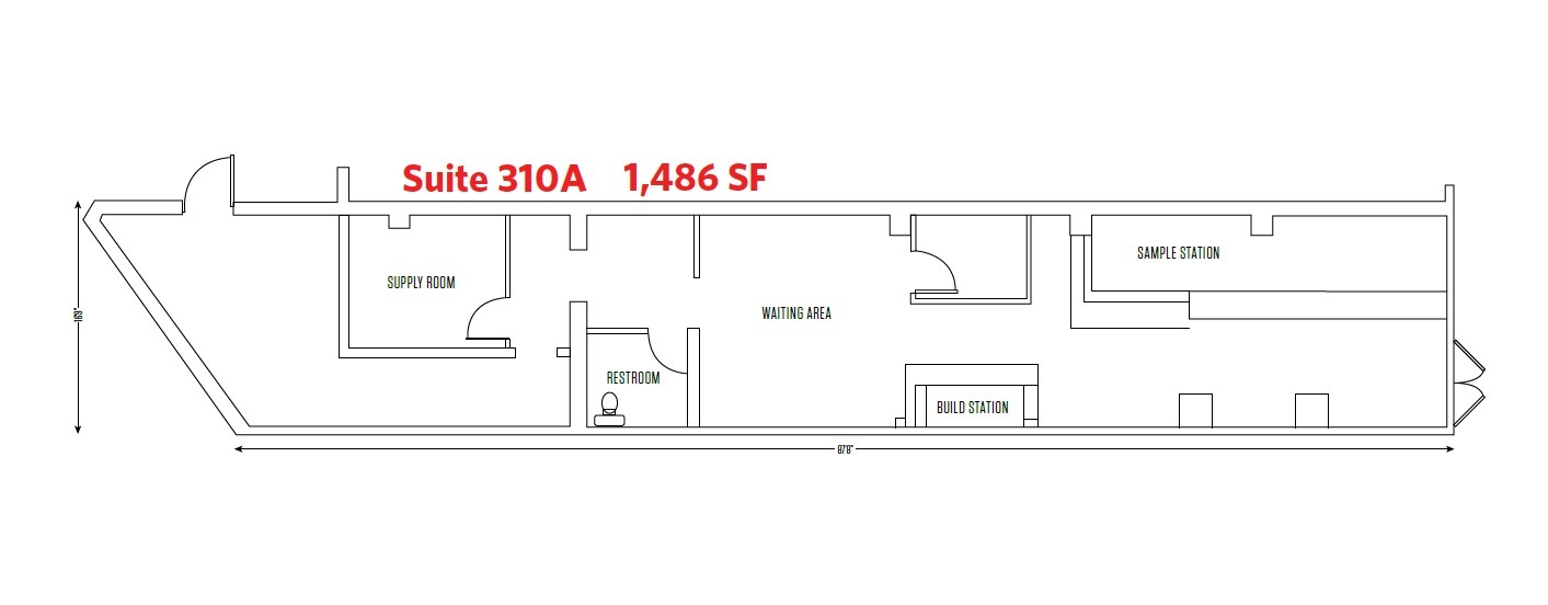 300 S Washington St, Falls Church, VA en alquiler Plano de la planta- Imagen 1 de 1