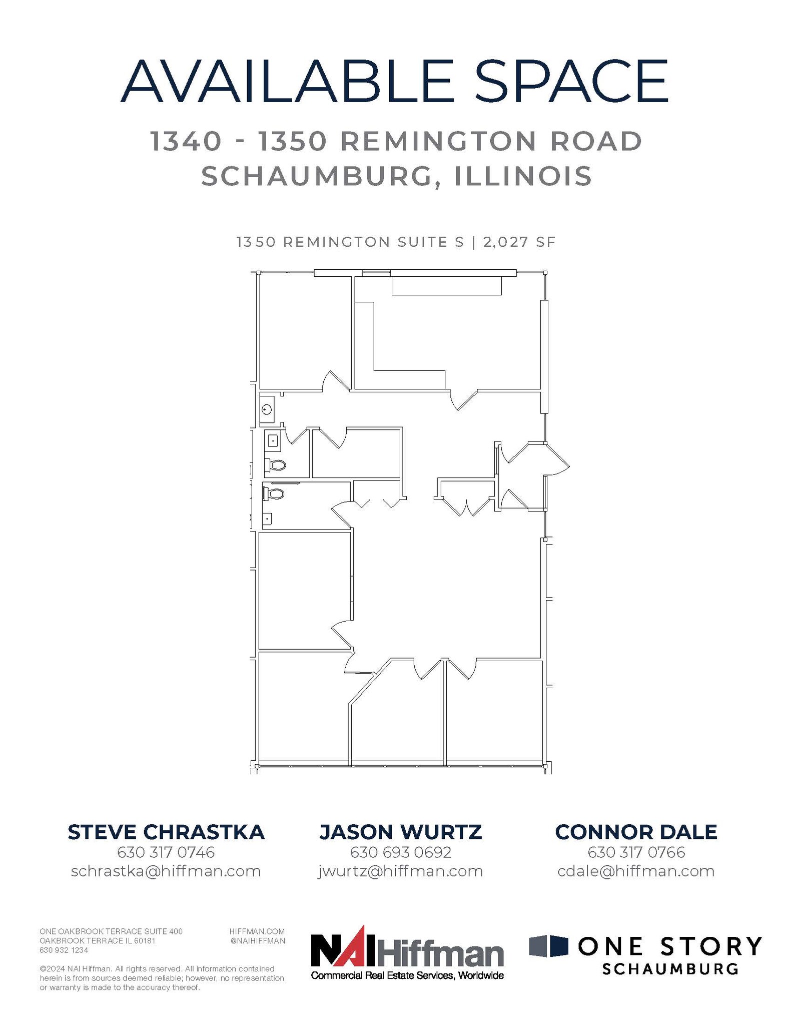 1305 Remington Rd, Schaumburg, IL en alquiler Plano de la planta- Imagen 1 de 2