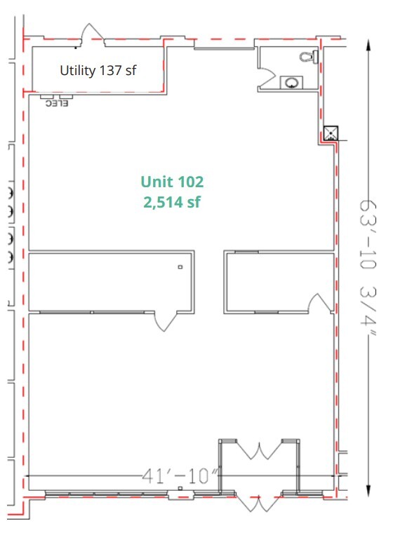 10210 111 Ave, Grande Prairie, AB en alquiler Plano de la planta- Imagen 1 de 1