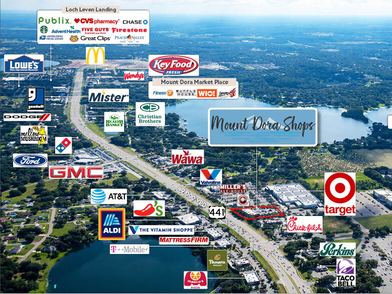 17260 US Highway 441, Mount Dora, FL en venta - Vista aérea - Imagen 2 de 7