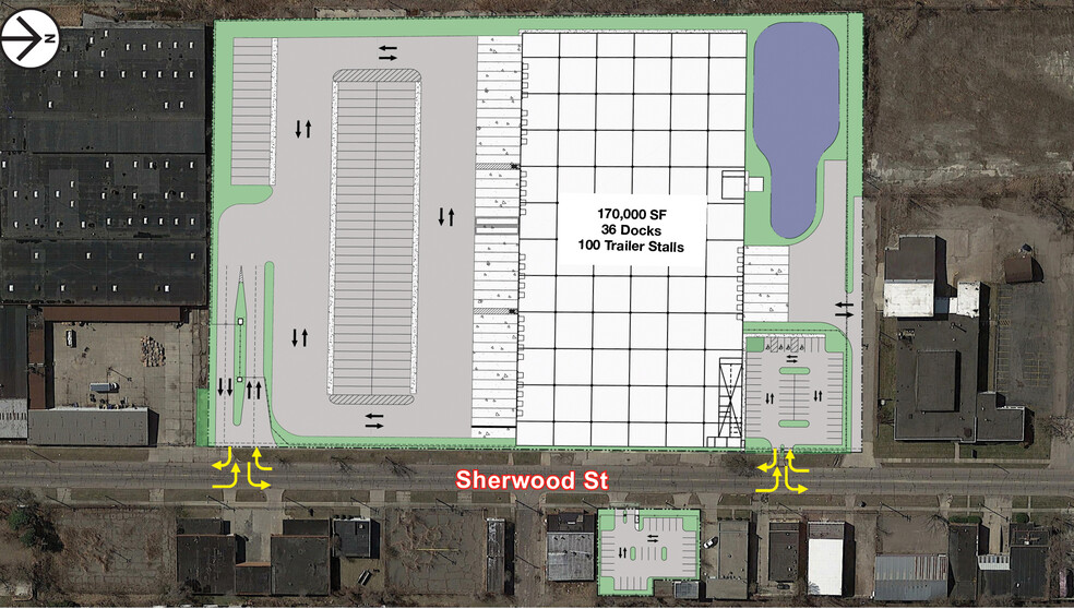 20001 Sherwood St, Detroit, MI en alquiler - Plano del sitio - Imagen 2 de 3