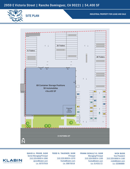 2959 E Victoria St, Rancho Dominguez, CA en venta - Plano del sitio - Imagen 3 de 4