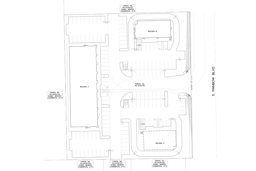 Rainbow Blvd & Oquendo Rd, Las Vegas, NV en alquiler - Plano del sitio - Imagen 1 de 2