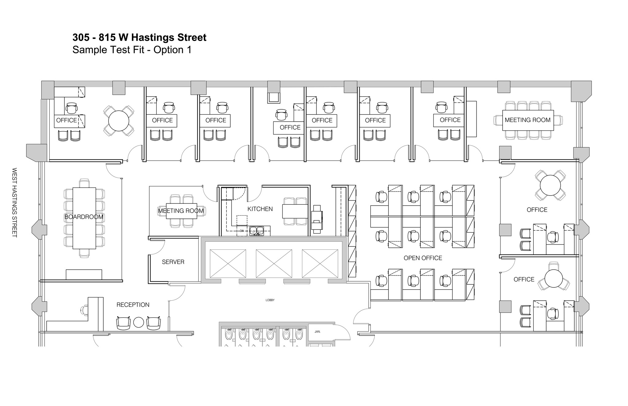 815 W Hastings St, Vancouver, BC en alquiler Plano del sitio- Imagen 1 de 5