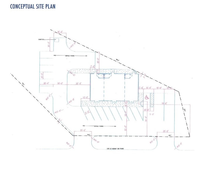 2209 Highway 280, Alexander City, AL en venta - Plano del sitio - Imagen 2 de 2