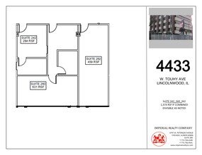 4433 W Touhy Ave, Lincolnwood, IL en alquiler Plano del sitio- Imagen 1 de 2