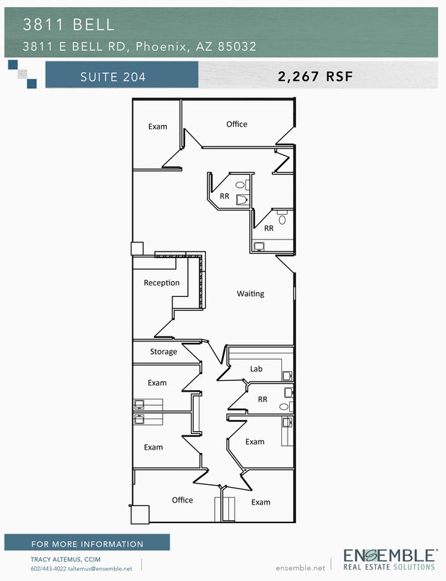 3811 E Bell Rd, Phoenix, AZ en alquiler Plano de la planta- Imagen 1 de 1