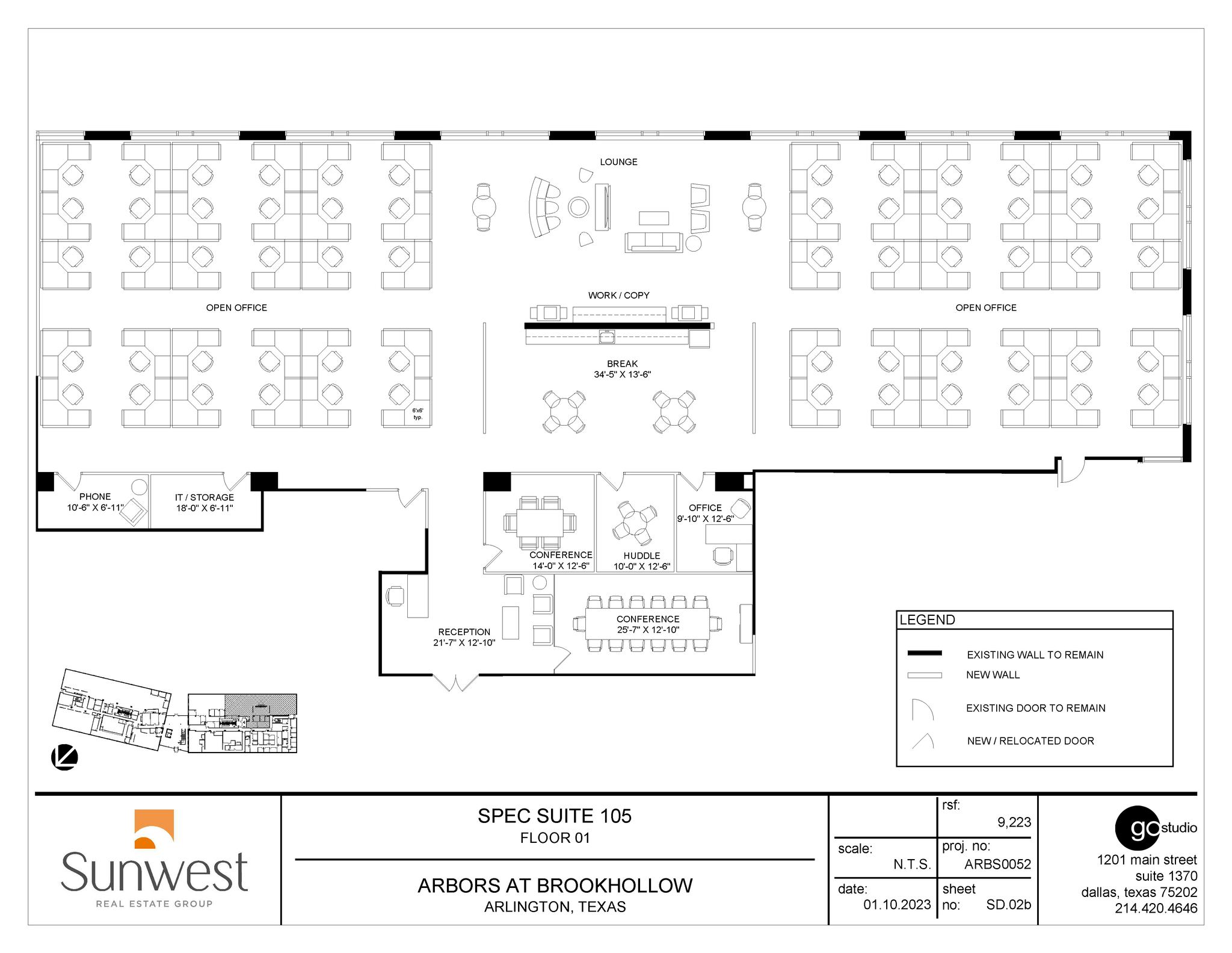 2201 E Lamar Blvd, Arlington, TX en alquiler Plano de la planta- Imagen 1 de 3