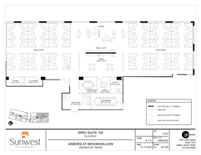 2201 E Lamar Blvd, Arlington, TX en alquiler Plano de la planta- Imagen 1 de 3