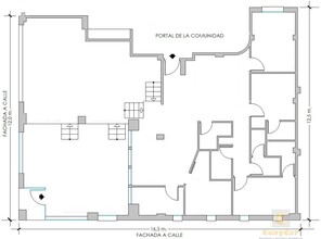 Locales en Madrid, MAD en alquiler Plano de la planta- Imagen 2 de 2