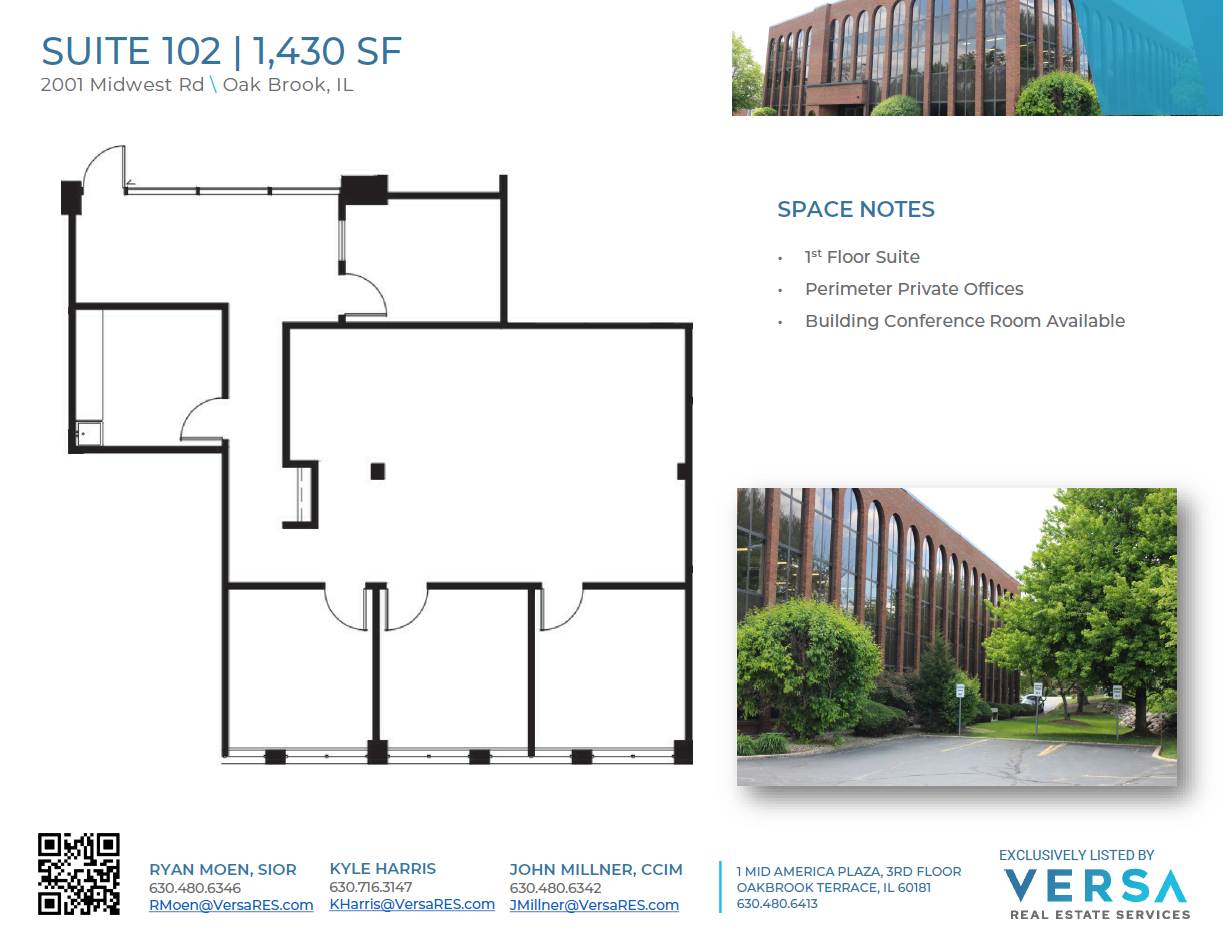 2001 Midwest Rd, Oak Brook, IL en alquiler Plano de la planta- Imagen 1 de 1