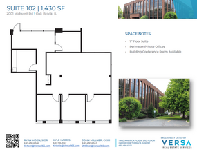 2001 Midwest Rd, Oak Brook, IL en alquiler Plano de la planta- Imagen 1 de 1