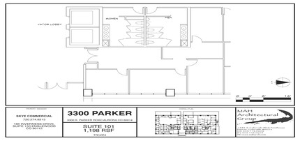 3300 S Parker Rd, Aurora, CO en venta Plano de la planta- Imagen 1 de 1