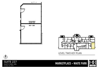 110 2nd St S, Saint Cloud, MN en alquiler Plano de la planta- Imagen 1 de 2