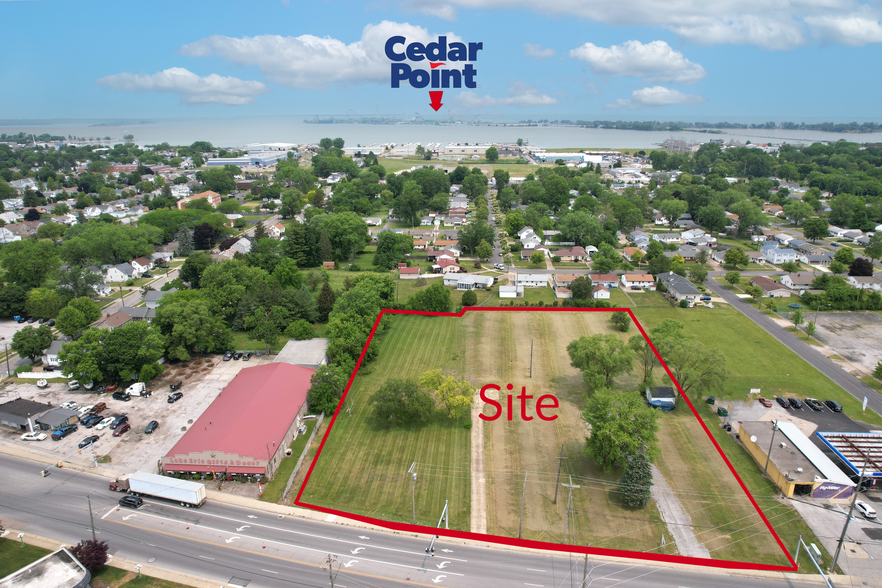 1625 Cleveland Rd, Sandusky, OH en venta - Vista aérea - Imagen 3 de 6