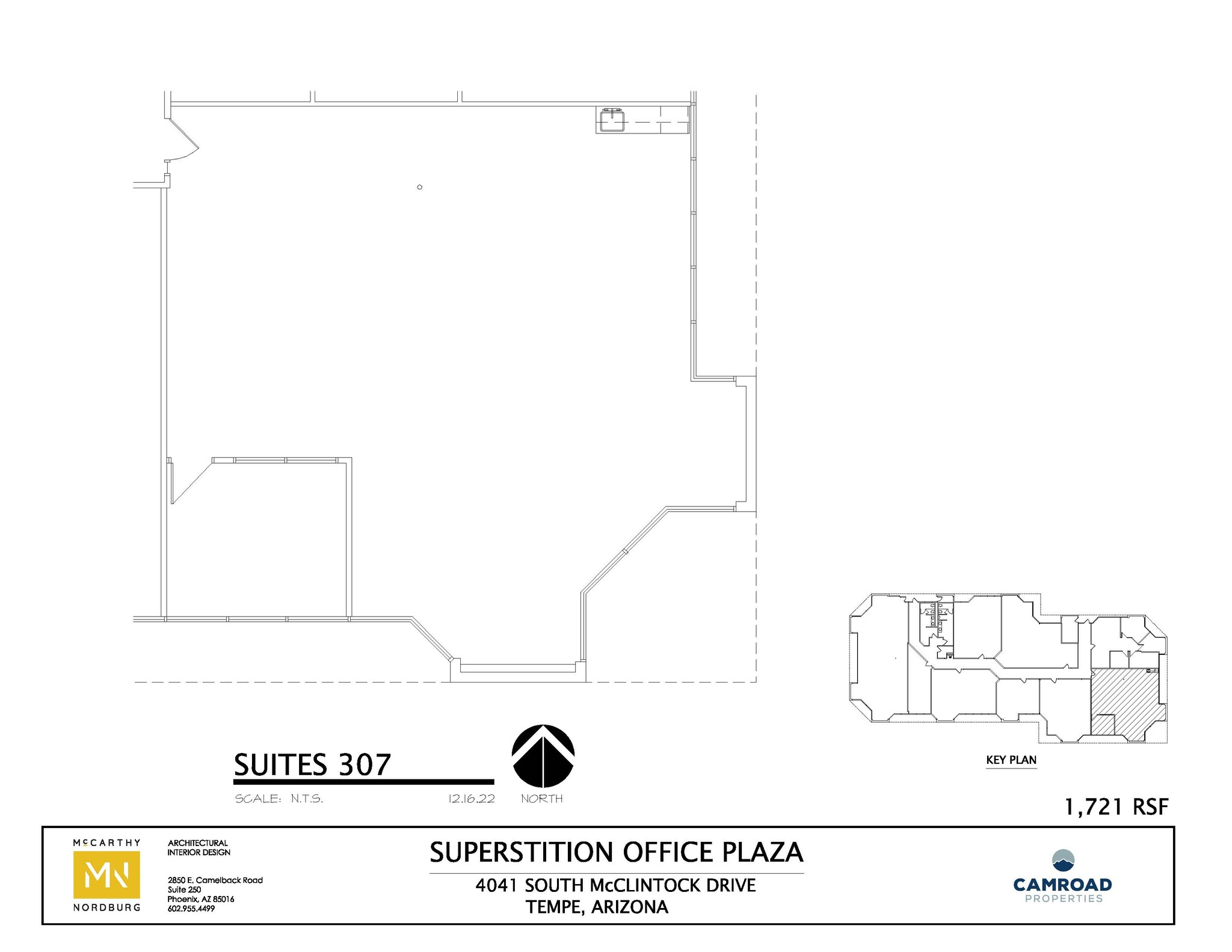 4015 S McClintock Dr, Tempe, AZ en alquiler Plano de la planta- Imagen 1 de 1