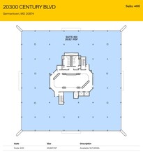 20300 Century Blvd, Germantown, MD en alquiler Plano de la planta- Imagen 1 de 1