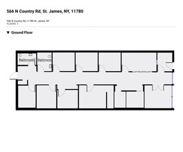 556 Route 25A, Saint James, NY en alquiler Plano de la planta- Imagen 1 de 8