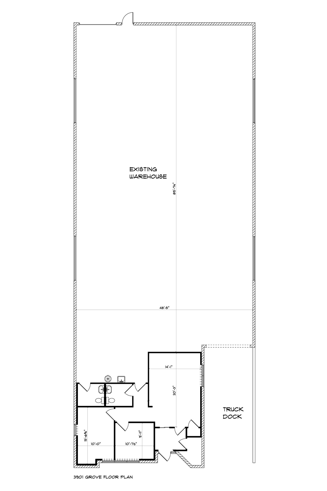 3901 Grove Ave, Gurnee, IL en alquiler Plano de la planta- Imagen 1 de 1