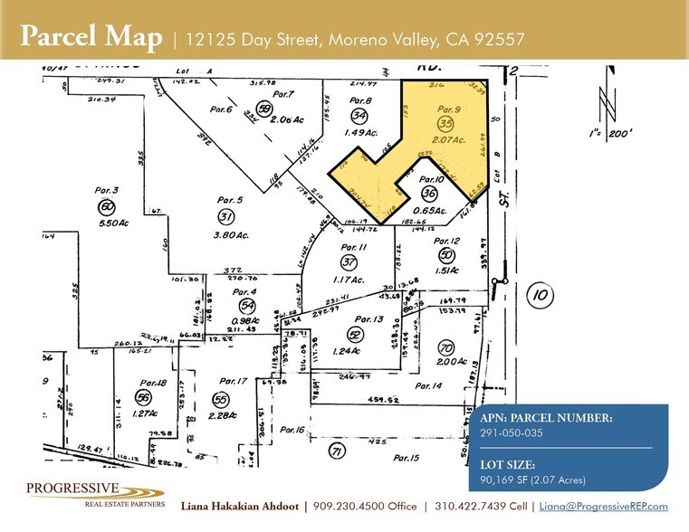 12125 Day St, Moreno Valley, CA en alquiler - Plano de solar - Imagen 2 de 12