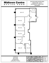 4811 Beach Blvd, Jacksonville, FL en alquiler Plano de la planta- Imagen 1 de 1