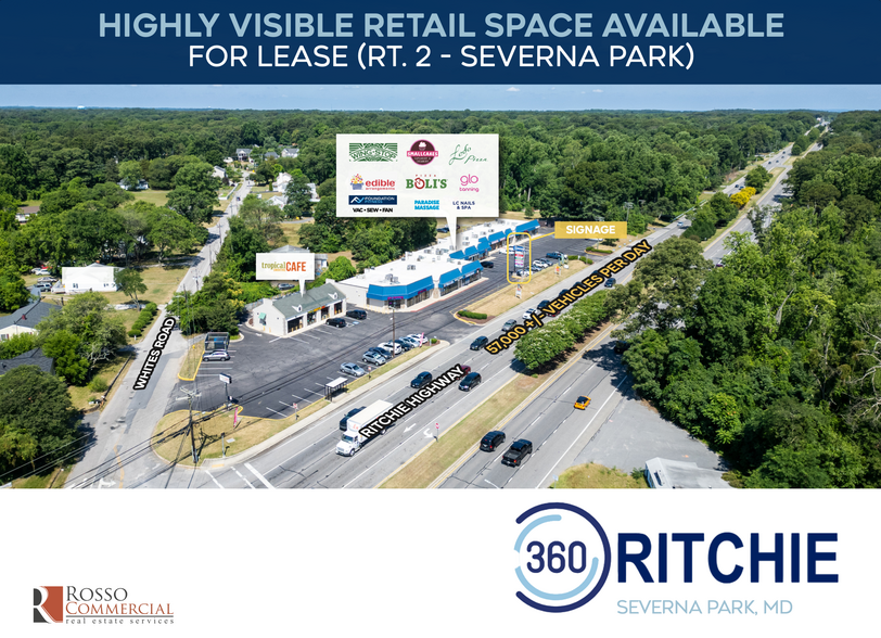 342-366 Ritchie Hwy, Severna Park, MD en alquiler - Foto del edificio - Imagen 1 de 4