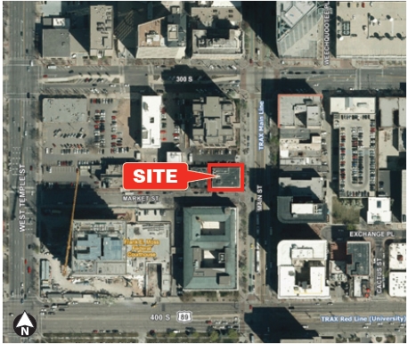 12 W Market St, Salt Lake City, UT en alquiler - Vista aérea - Imagen 3 de 19