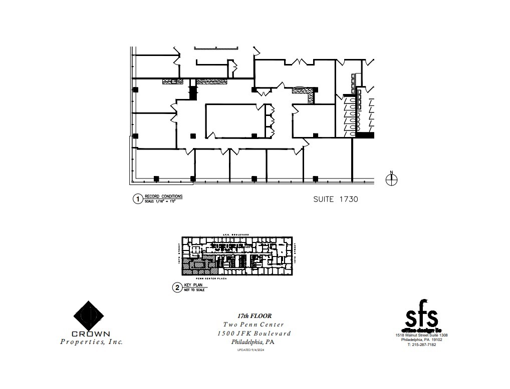 1500 John F Kennedy Blvd, Philadelphia, PA en alquiler Plano de la planta- Imagen 1 de 1