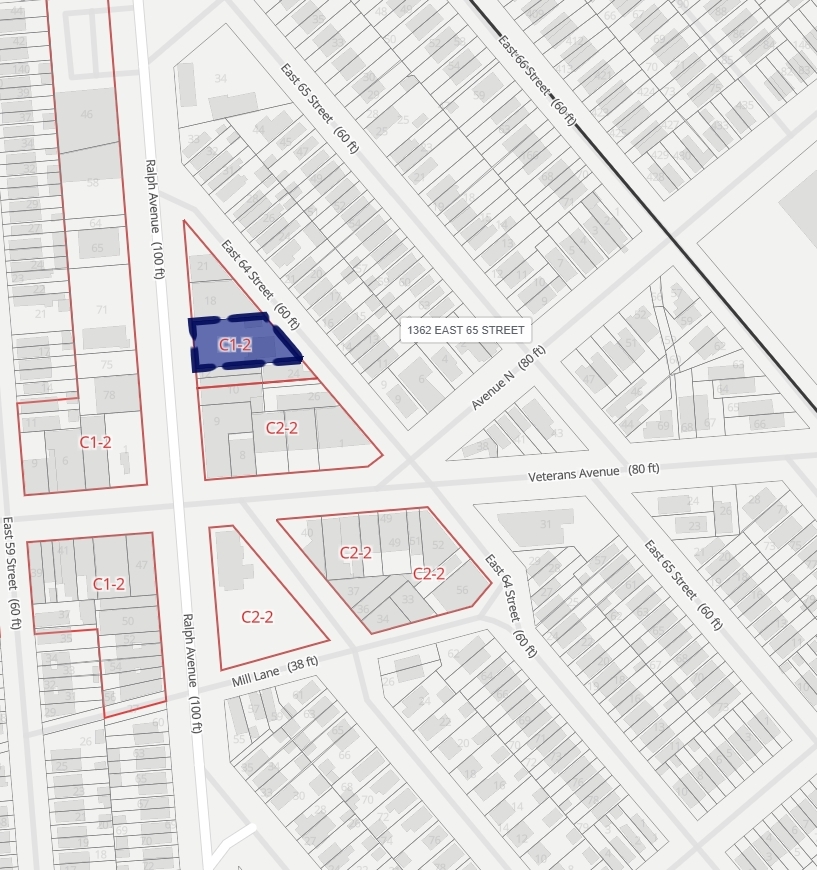 1344 E 64th St, Brooklyn, NY en venta Plano de solar- Imagen 1 de 7