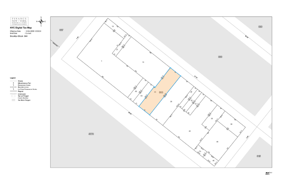 139 58th St, Brooklyn, NY en alquiler - Plano de solar - Imagen 3 de 3