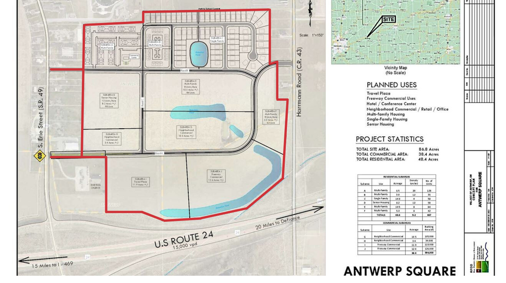 State Route 49/Erie St at US 24, Antwerp, OH en venta - Foto del edificio - Imagen 2 de 6