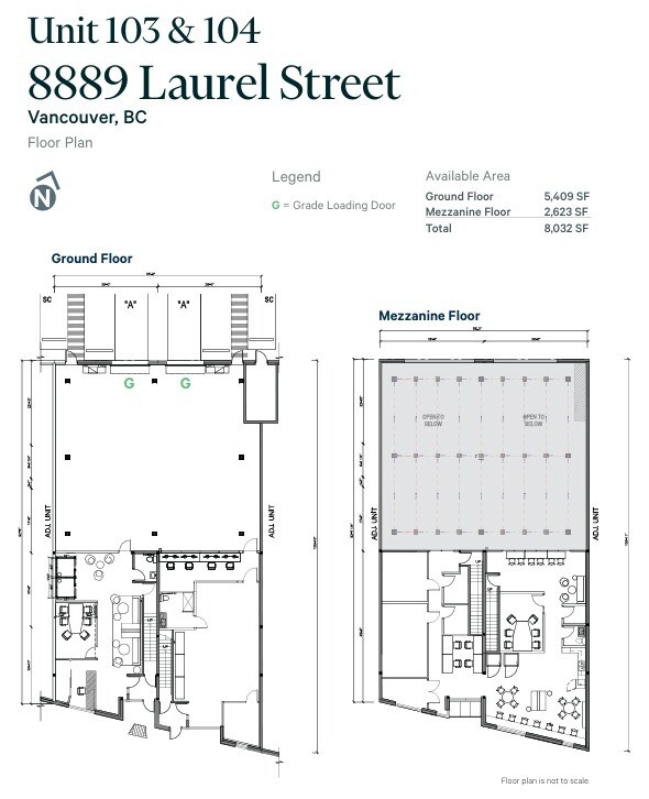 8889 Laurel St, Vancouver, BC en alquiler Plano de la planta- Imagen 1 de 1
