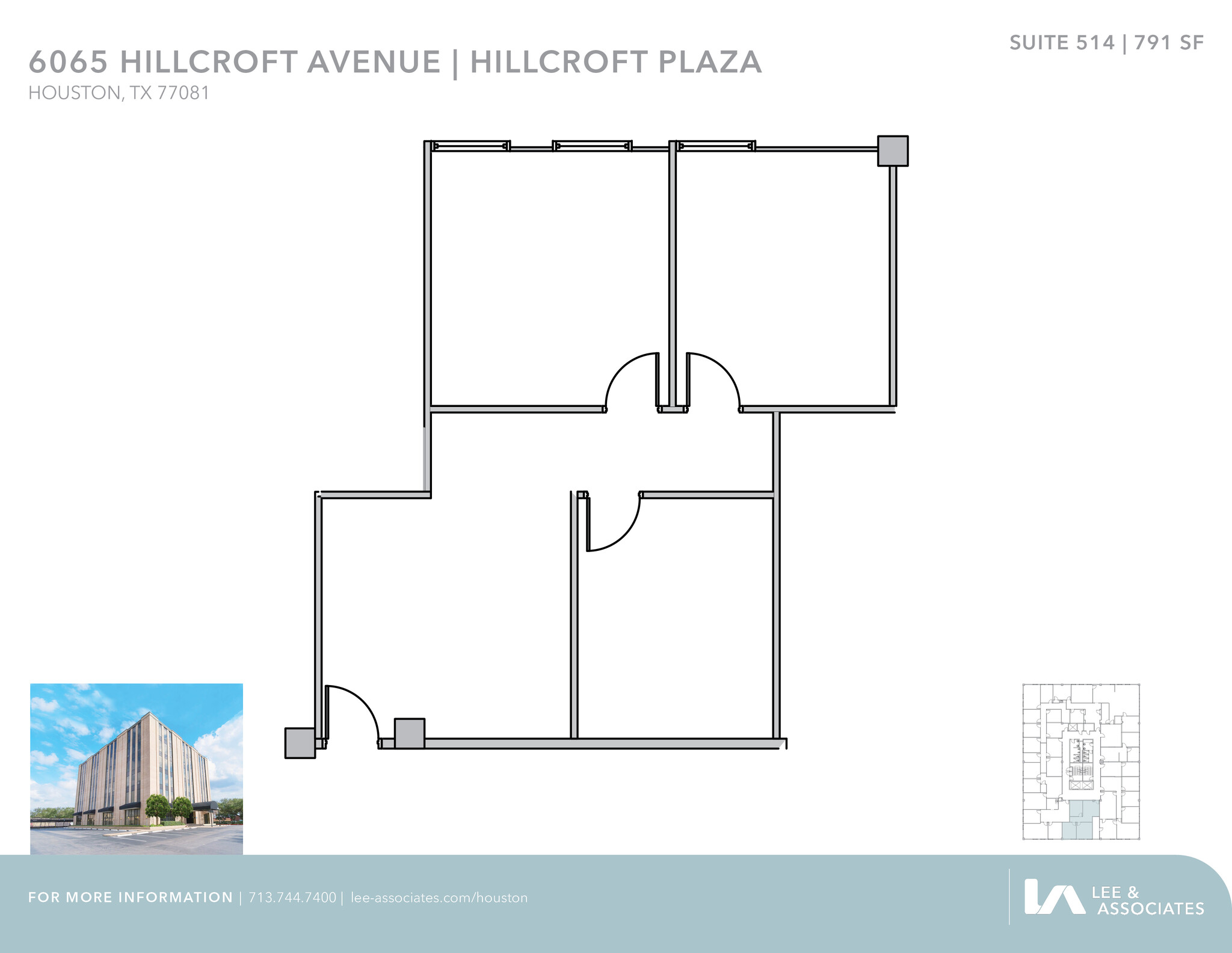 6065 Hillcroft Ave, Houston, TX en alquiler Plano de la planta- Imagen 1 de 1