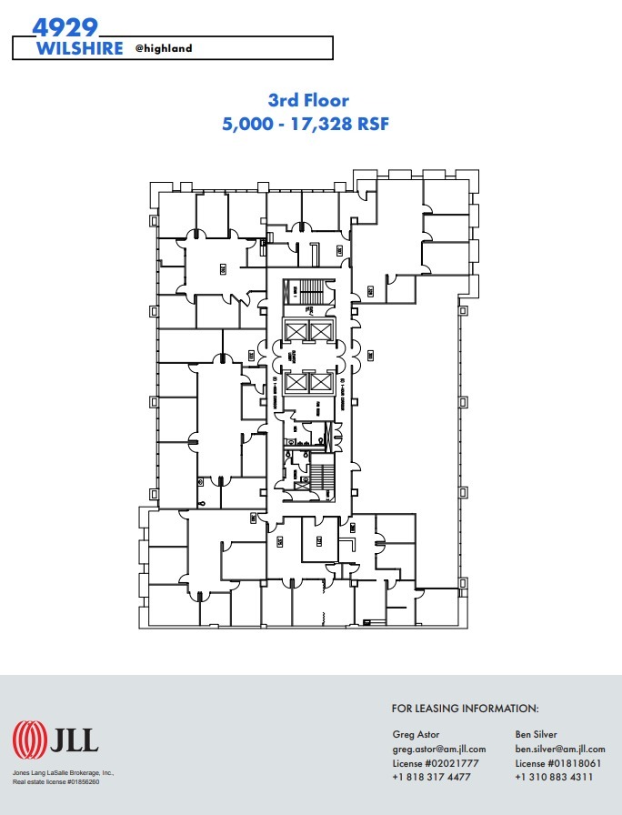 4929 Wilshire Blvd, Los Angeles, CA en alquiler Plano de la planta- Imagen 1 de 1