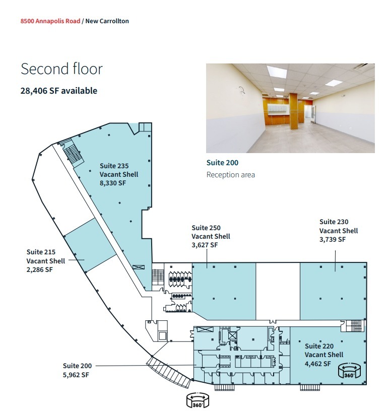 8500 Annapolis Rd, New Carrollton, MD en venta Plano de la planta- Imagen 1 de 1