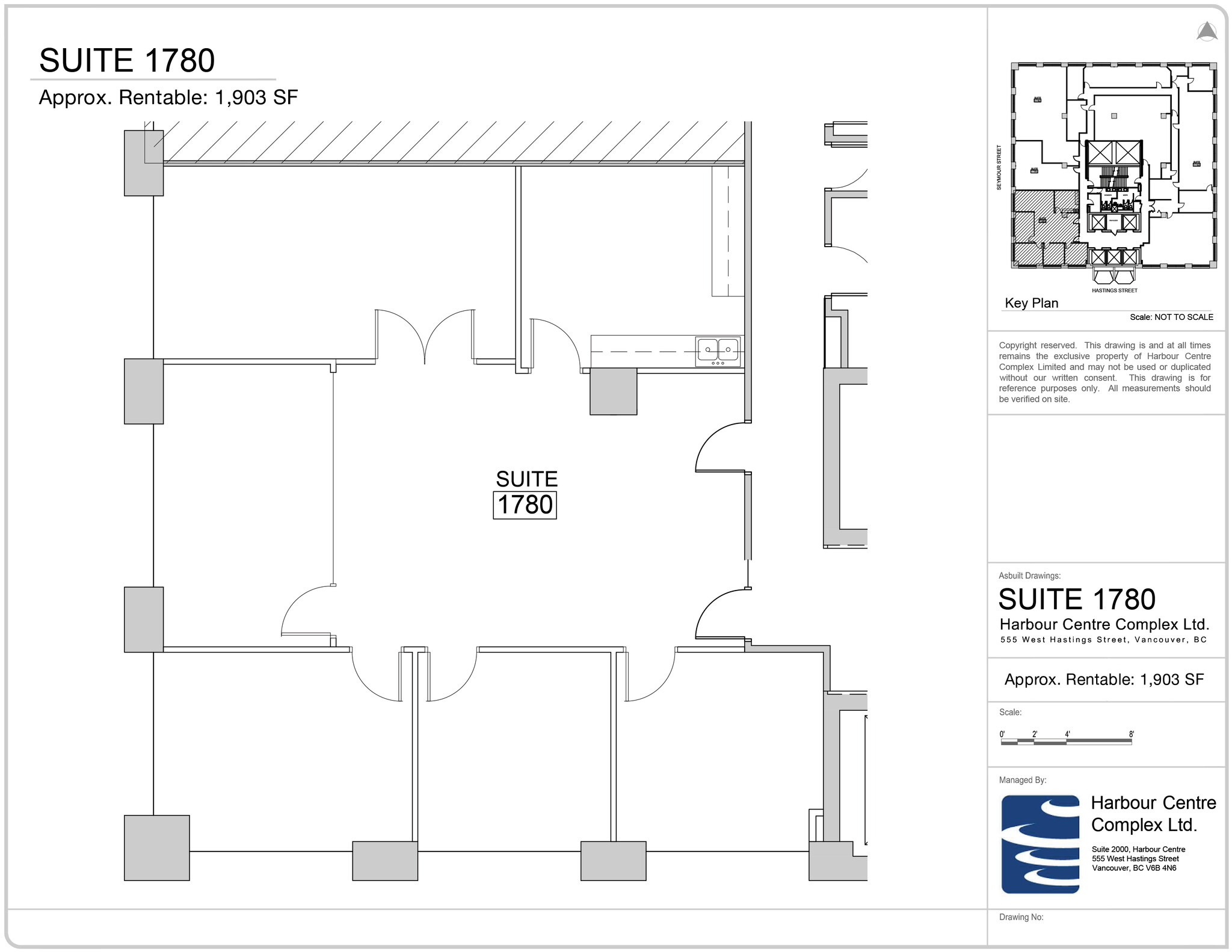 555 W Hastings St, Vancouver, BC en alquiler Plano de la planta- Imagen 1 de 1