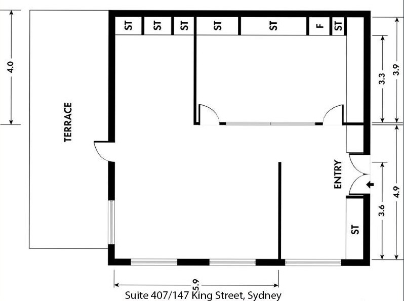 147 King St, Sydney en alquiler Plano de la planta- Imagen 1 de 6