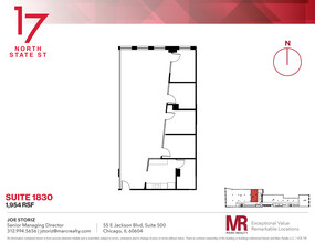 17 N State St, Chicago, IL en alquiler Plano de la planta- Imagen 1 de 7