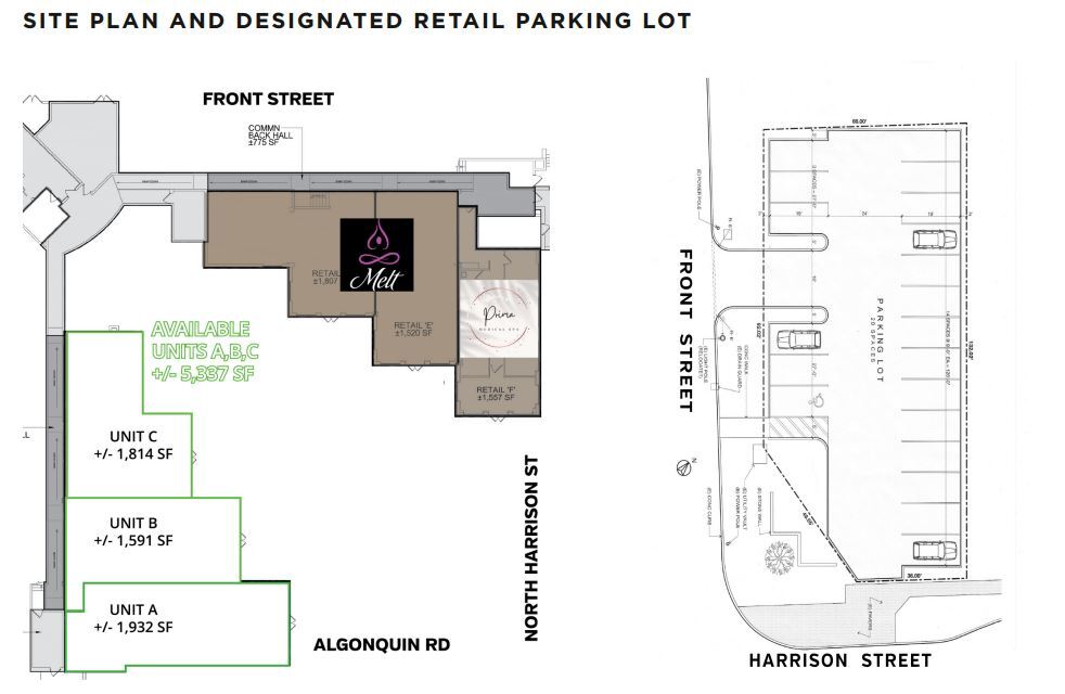 1 N Main St, Algonquin, IL en alquiler Plano del sitio- Imagen 1 de 1