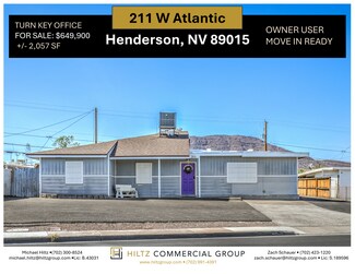 Más detalles de 211 W Atlantic Ave, Henderson, NV - Oficina en venta