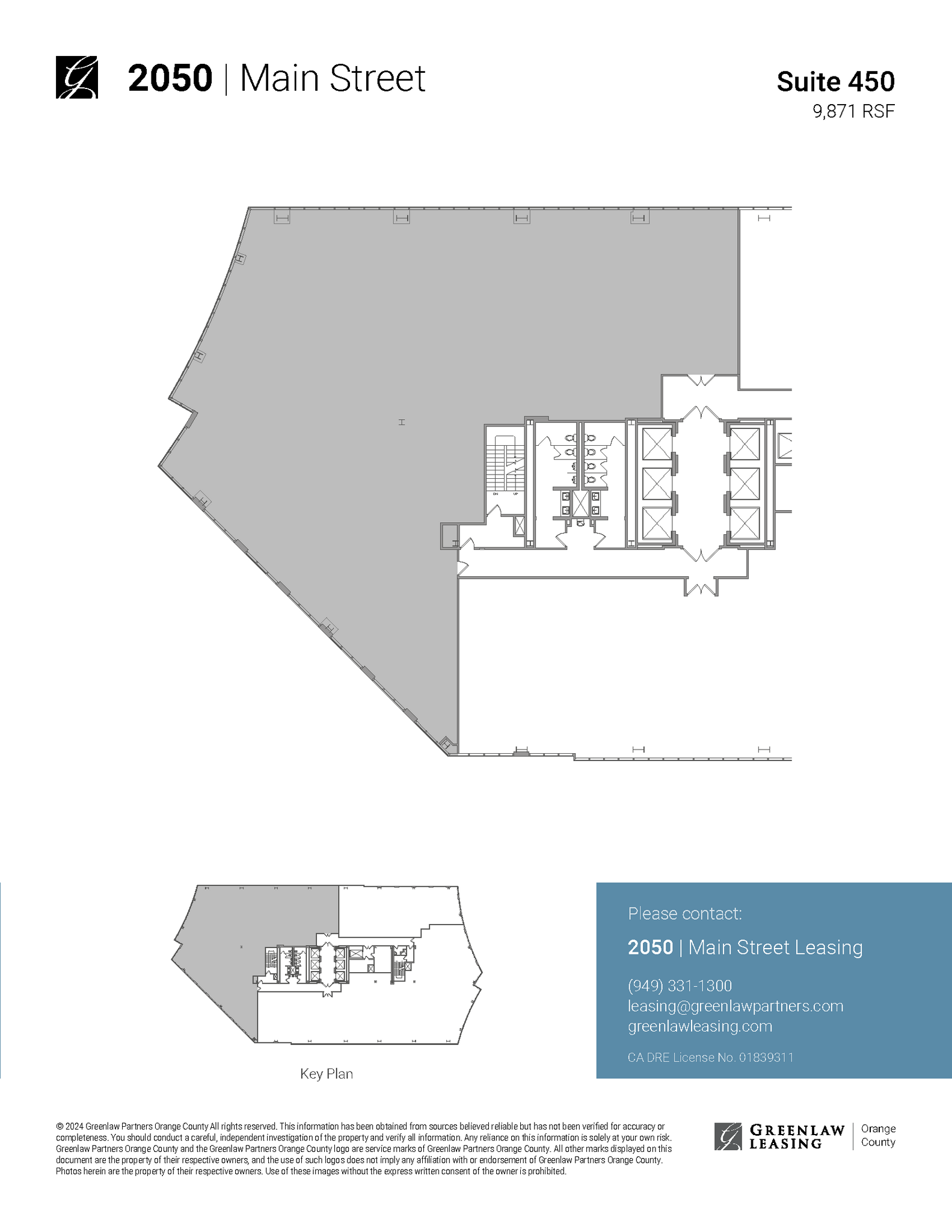 2040 Main St, Irvine, CA en alquiler Plano de la planta- Imagen 1 de 15