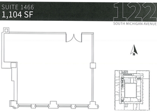 122 S Michigan Ave, Chicago, IL en alquiler Plano de la planta- Imagen 1 de 1