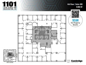 1101 14th St NW, Washington, DC en alquiler Plano de la planta- Imagen 1 de 1