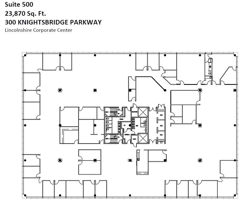 1 Overlook Pt, Lincolnshire, IL en alquiler Plano de la planta- Imagen 1 de 1