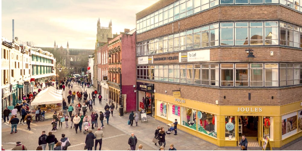 91-93 High St, Worcester en alquiler Foto del edificio- Imagen 1 de 3