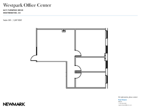 8601 Turnpike Dr, Westminster, CO en alquiler Plano de la planta- Imagen 1 de 1