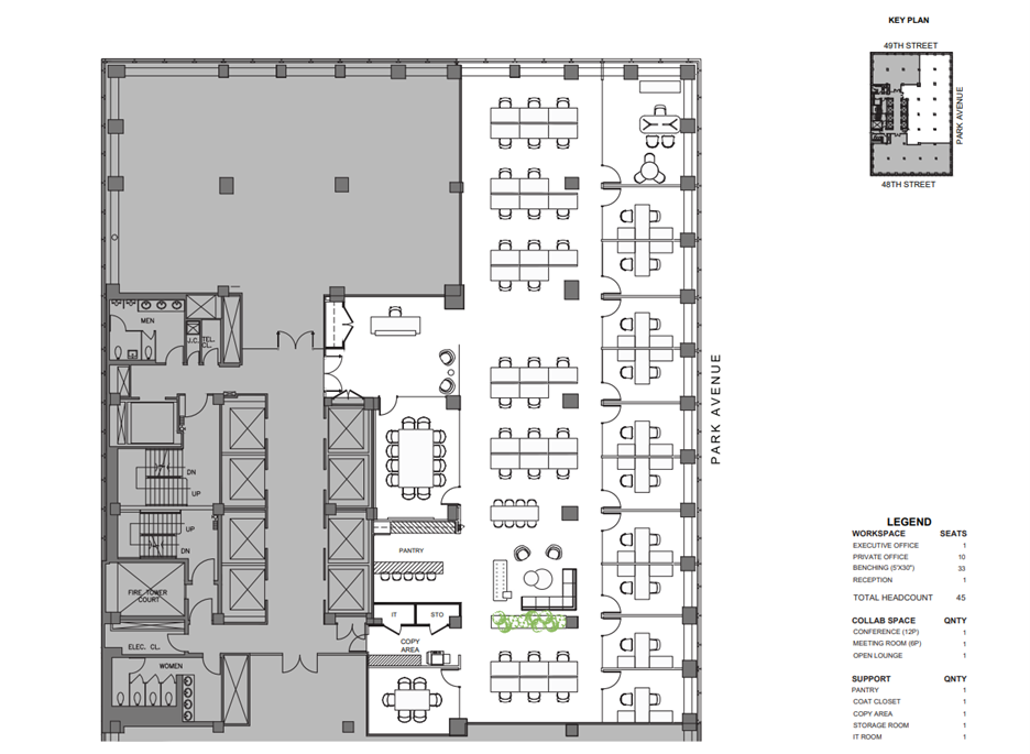 280 Park Ave, New York, NY en alquiler Plano de la planta- Imagen 1 de 1