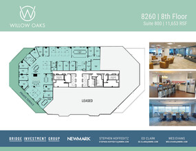 8260-8280 Willow Oaks Corporate Dr, Fairfax, VA en alquiler Plano de la planta- Imagen 2 de 6