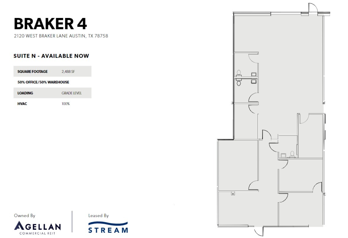 2120 W Braker Ln, Austin, TX en alquiler Plano de la planta- Imagen 1 de 1